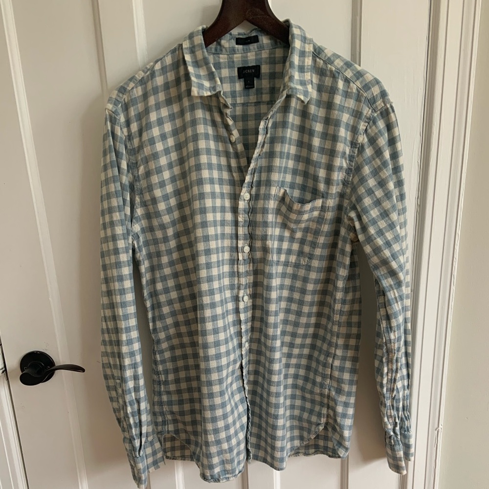 J Crew Cotton Button Down Shirt